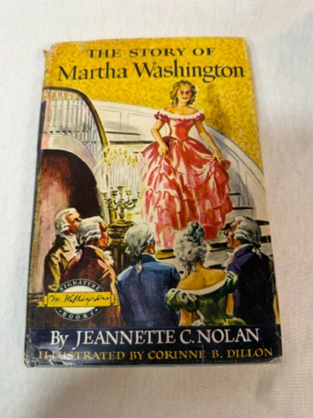 Signature Books "The Story of Martha Washington" Hardcover 1954 Vtg Dust Jacket